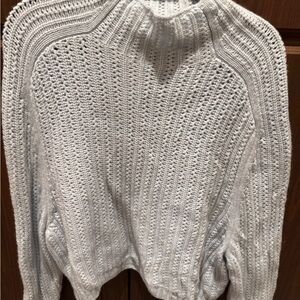 Madewell Light blue Cowl Neck Sweater